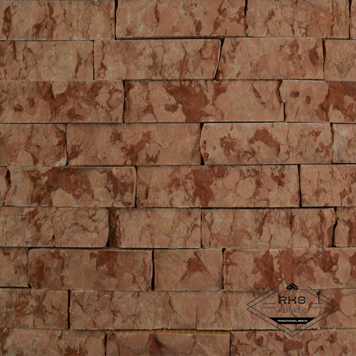Фасадный камень Полоса - Мрамор Rojo Alicante в Тамбове